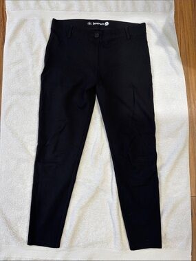 Betabrand Black Stretch Ponte Leggings